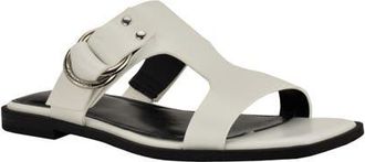 Calvin Klein Meritt Slide Sandal in White 140 at Nordstrom, Size 6.5