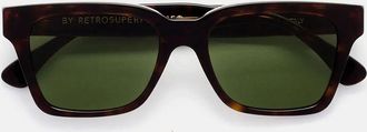 Retro Superfuture Sunglasses America 3627 Green 88 U Brown/Green Unisex
