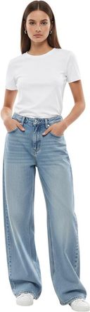 Diesel Blue Flared Mid Rise Jeans