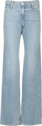Paige Jolene Straight Leg Jeans - Dames - Flared Jeans - Blauw - W31 - Denim - Jeans
