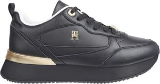 Tommy Hilfiger Zwarte Sneakers voor Vrouwen - Dames - Sneakers - Zwart - 37 EU - Schoenen