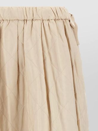 Max Mara quilted midi skirt