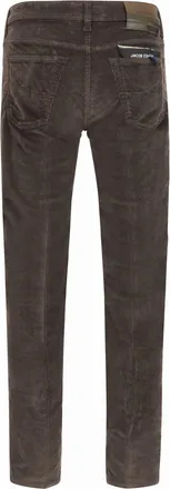 Jacob Cohen Mens Pants Straight-Leg Corduroy F44 Cotton; Modal; Elastane Jean