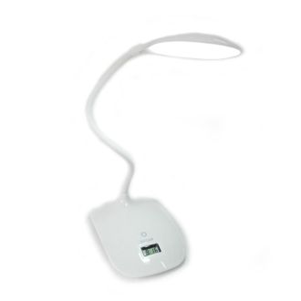 Trade Shop Trade Shop Traesio - Trade Shop - Lampada Por Tavolo Scrivania 8 Led Luce Recaricabile Touch With Snodable Orology