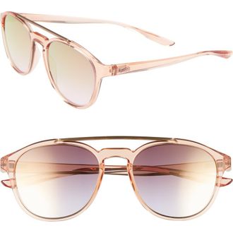 Nike Kismet 54mm Round Sunglasses in Washed Coral at Nordstrom Rack