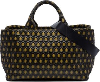 Prada Pre-owned Prada Tessuto Broccato Canapa Tote Ladies EB924GLGJLGRLBMW