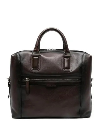 Officine Creative Jules 007 Leather Briefcase Bag