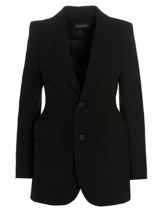 Balenciaga Hourglass Blazer - Black