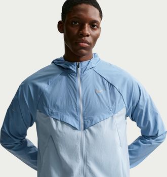 Nike Mens Stride Repel UV Running Jacket in Blue | HV4548-486
