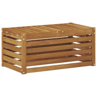 vidaXL Banco De Taburete Exterior Madera De Acacia S&oacute;lida Natural Vidaxl