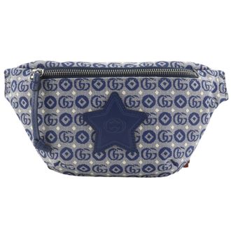 Gucci Navy Canvas Fanny Pack (Pre-Owned)