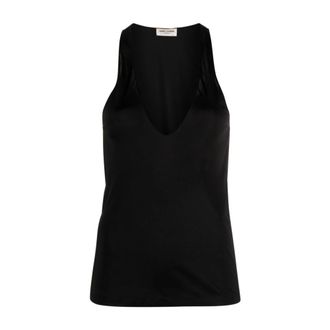 Saint Laurent Mujer, Camisetas, Negro, Talla: S