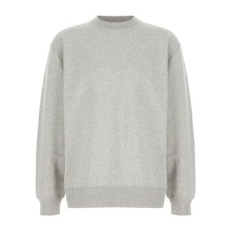 Balmain Embroidered Logo Crewneck Sweatshirt - male - Balmain - Sweatshirts - Gray - 2XL - Sweatshirts & Hoodies