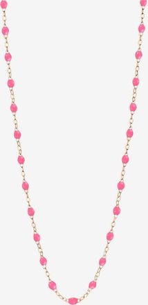 Gigi Clozeau Halskette aus Roségold und Harz Classique Gigi Rose Fluo