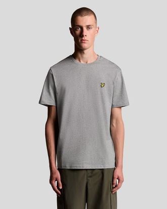 Lyle & Scott Crew Neck Short Sleeve T-Shirt in Mid Grey Marl at Nordstrom, Size Xx-Large