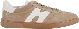 Hogan H327 Lace-Up Sneakers With Contrasting Logo