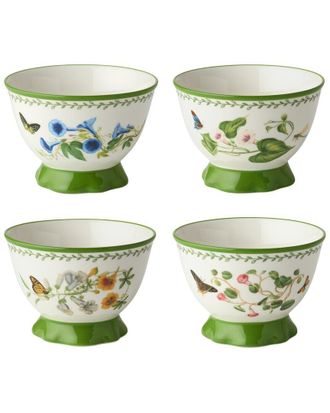 Certified International Mirabella Set Of 4 Footed Ice Cream Bowls