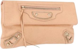 Balenciaga Pre-owned Clutches, female, Orange, Size: ONE SIZE Pre-owned Vintage Clutch Bag