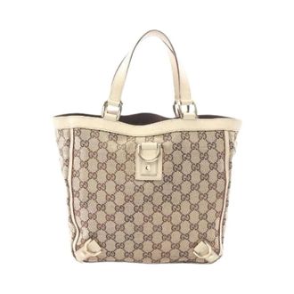 Gucci Pre-owned Abbey GG Canvas Tote Bag - Pre-owned - Mujer - Beige - ONE SIZE