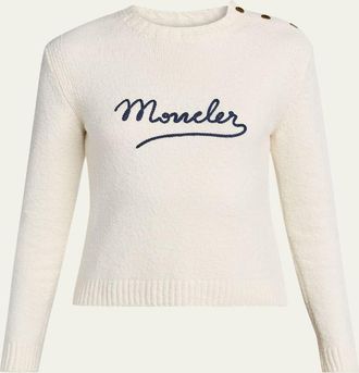 Moncler Crewneck Logo Sweater