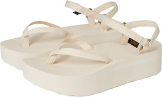 Teva Womens Flatform Sandal Slim Sport, Coconut, 4 UK