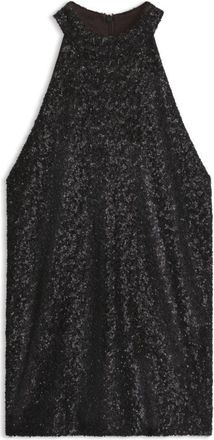BOSS Halter-neck sequined top