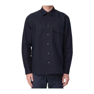 A|X Armani Exchange Heren, Overhemden, Blauw, Maat: L