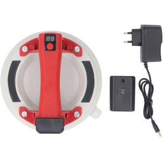 OEM Viga Elevadora El&eacute;ctrica Con Ventosa, 8 Pulgadas, Capacidad De Carga De 600 Lb, Pantalla Digital, Cristal Para Espejos De Azulejos, Enchufe Europeo, 2