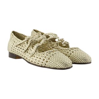 Carel Womens Ariana S Flat Beige Raffia