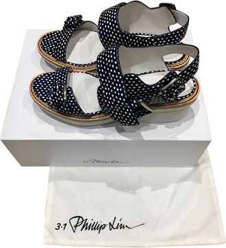 3.1 Phillip Lim 3.1 Phillip Lim Mallory Navy Sandal Size 38.5