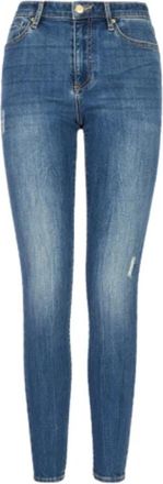 A|X Armani Exchange Lunar New Year Denim Jeans - Dames - Skinny Jeans - Blauw - W25 - Denim - Jeans