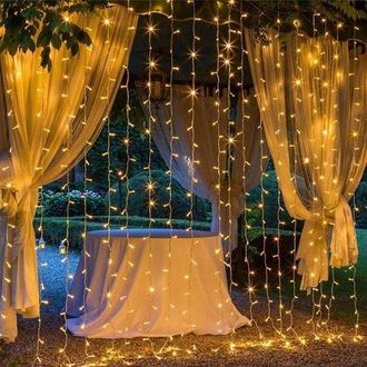 OEM Guirnalda De Luces Led De 300 Luces, 8 Niveles De Intensidad, Fiestas, Hogar, Jard&iacute;n, Dormitorio, Exteriores, Interiores, Luz Blanca C&aacute;lida