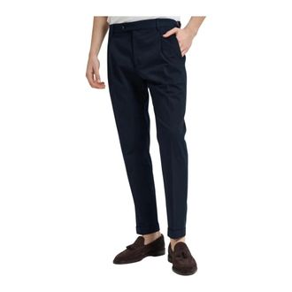Berwich Heren, Broeken, Blauw, Maat: S Katoen