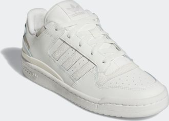 adidas Sneaker ADIDAS ORIGINALS FORUM LOW CL, Herren, Gr. 38,5, weiss (core wei&szlig;, cloud wei&szlig;, grau one), Baumwolle, Schuhe Sneaker