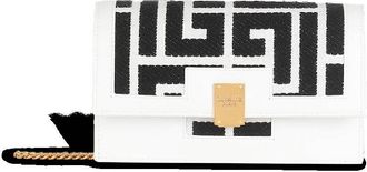 Balmain 1945 Monogram Jacquard Crossbody Bag