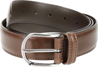 Anderson's Accessoires, Heren, Bruin, 120 CM, Leer, Leren Riem met Gepolijste Metalen Gesp