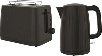 Hamilton Beach Kettle & Toaster Set Stealth Collection