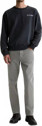 AG - Adriano Goldschmied Everett Slim Straight Jeans In Years Sulfur Ironwood