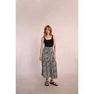 Molly Bracken Bedrukte lange rok