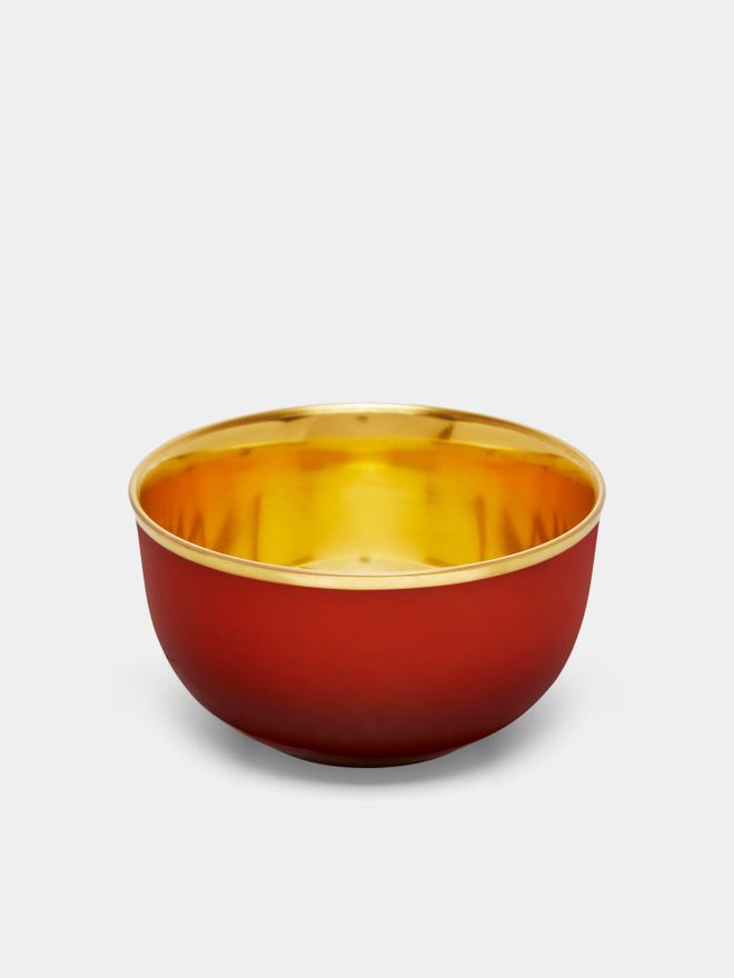 Hand-Painted Porcelain Champagne Coupe