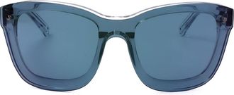 Linda Farrow PHILLIP LIM PL114 C3 Womens Sunglasses Blue Size 56