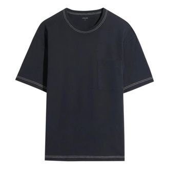 Christophe Lemaire T-Shirts, male, Black, Size: L Boxy Short Sleeve T-Shirt