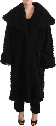 Dolce & Gabbana Faux Fur & Shearling Jassen - Dames - Jassen - Zwart - 2XS - Jassen