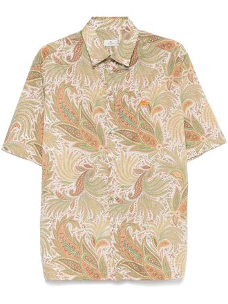 Etro paisley-print shirt - Green