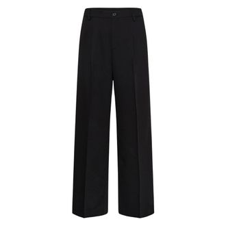 Kaffe Wide Pantaloni - - Trousers - Donna - Nero - M