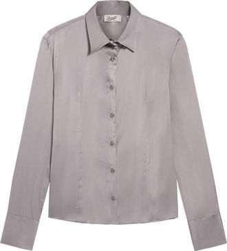 Pence Long-Sleeved Fabric Button-Up Shirt