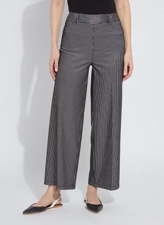 Lyss&eacute; Darlene Hi Waist Wide Leg Denim (28 Inseam)