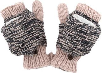 Nirvanna Designs Speckle Knit Mittens in Pink Quartz at Nordstrom