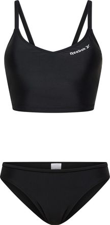 Reebok Tankini REEBOK Hatty, Damen, Gr. XS, N-Gr, schwarz, Obermaterial: 80% Polyamid, 20% Elasthan, Bikini-Sets Tankini, mit herausnehmbaren Pads