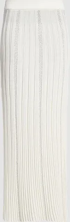 Balmain Pleated Knit Maxi Skirt